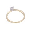 18ct Yellow Gold 0.33ct Diamond Solitaire Ring
