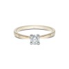18ct Yellow Gold Brilliant Cut 0.33ct Diamond Solitaire Ring