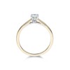 18ct Yellow Gold Oval Cut 0.50ct Diamond Solitaire Ring