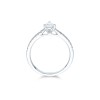 18ct White Gold Pear Cut 0.60ct Diamond Solitaire Ring