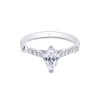 Platinum Marquise Cut 0.70ct Diamond Solitaire Ring