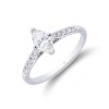 Platinum Marquise Cut 0.90ct Diamond Solitaire Ring