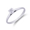 18ct White Gold 0.33ct Round Brilliant Diamond Solitaire