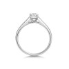 18ct White Gold 0.50ct Round Brilliant Diamond Shoulders Ring