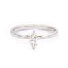 18ct White Gold 0.25ct Marquise Cut Diamond Solitaire Ring