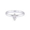18ct White Gold 0.40ct Marquise Cut Diamond Solitaire Ring