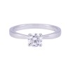 Platinum Brilliant Cut 0.50ct Diamond Solitaire Ring