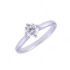 Platinum Brilliant Cut 0.33ct Diamond Solitaire Ring