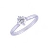 Platinum Brilliant Cut 0.50ct Diamond Solitaire Ring