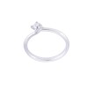 Platinum Brilliant Cut 0.50ct Diamond Twist Solitaire Ring