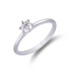 Platinum Brilliant Cut 0.33ct Diamond Solitaire Ring
