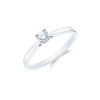 Platinum Brilliant Cut 0.25ct Diamond Solitaire Ring