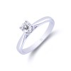 Platinum Brilliant Cut 0.33ct Diamond Solitaire Ring