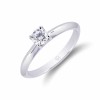 Platinum Brilliant Cut 0.33ct Diamond Solitaire Ring