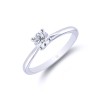 Platinum Brilliant Cut 0.40ct Diamond Solitaire Ring