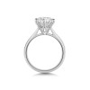 Platinum 2.59ct Round Brilliant Diamond 6 Claw Solitaire Ring