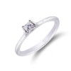Platinum 0.25ct Diamond Solitaire Ring