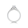 Platinum Princess Cut 0.40ct Diamond Solitaire Ring
