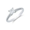 Platinum Princess Cut 0.50ct Diamond Solitaire Ring