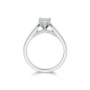 Platinum Princess Cut 0.50ct Diamond Solitaire Ring