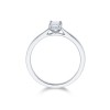 Platinum Emerald Cut 0.33ct Diamond Solitaire Ring