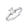 Platinum Emerald Cut 0.75ct Diamond Solitaire Ring