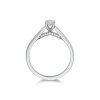 Platinum Oval Cut 0.60ct Diamond Solitaire Ring