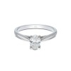 Platinum Oval Cut 0.85ct Diamond Solitaire Ring