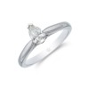 Platinum Pear Cut 0.50ct Diamond Solitaire Ring