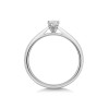 Platinum Pear Cut 0.40ct Solitaire Diamond Ring