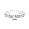 9ct White Gold Brilliant Cut 0.20ct Diamond Solitaire Ring