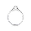 9ct White Gold Brilliant Cut 0.20ct Diamond Solitaire Ring