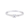 9ct White Gold 0.20ct Diamond Solitaire Ring