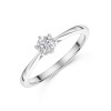 9ct White Gold 0.25ct Diamond Solitaire Ring