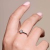 9ct White Gold Oval Cut 0.25ct Diamond Solitaire Ring