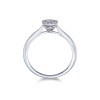 9ct White Gold Round Brilliant 0.16ct Diamond Ring