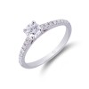 Platinum 0.85ct Diamond Solitaire Ring
