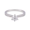 Platinum Brilliant Cut 0.95ct Diamond Solitaire Ring