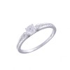 Platinum 0.45ct Diamond Solitaire Ring