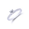 Platinum Brilliant Cut 0.50ct Diamond Solitaire Ring