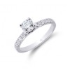 Platinum Brilliant Cut 0.95ct Diamond Solitaire Ring