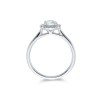 Platinum Brilliant Cut 0.80ct Diamond Halo Ring