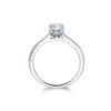 Platinum Brilliant Cut 1.00ct Diamond Twist Solitaire Ring