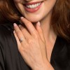 18ct Yellow Gold Brilliant Cut 1.00ct Diamond Halo Solitaire Ring