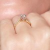 18ct Yellow Gold Brilliant Cut 0.70ct Diamond Solitaire Ring