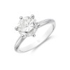 Platinum 2.45ct round brilliant diamond 6 claw solitaire 1