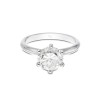 Platinum 2.45ct round brilliant diamond 6 claw solitaire 2
