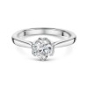Platinum Round Brilliant Cut 1.00ct Diamond Solitaire Ring