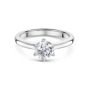 Platinum Round Brilliant Cut 1.00ct Diamond Solitaire Ring