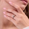 Platinum Round Brilliant Cut 1.00ct Diamond 6-Claw Solitaire Ring